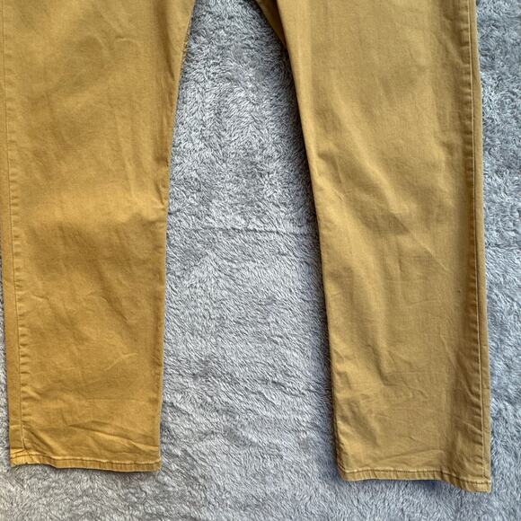 Wrangler Stretch Twill Straight 5 Fit Pocket Pant Men 34x32 Brushed Almond Gold - Picture 6 of 10